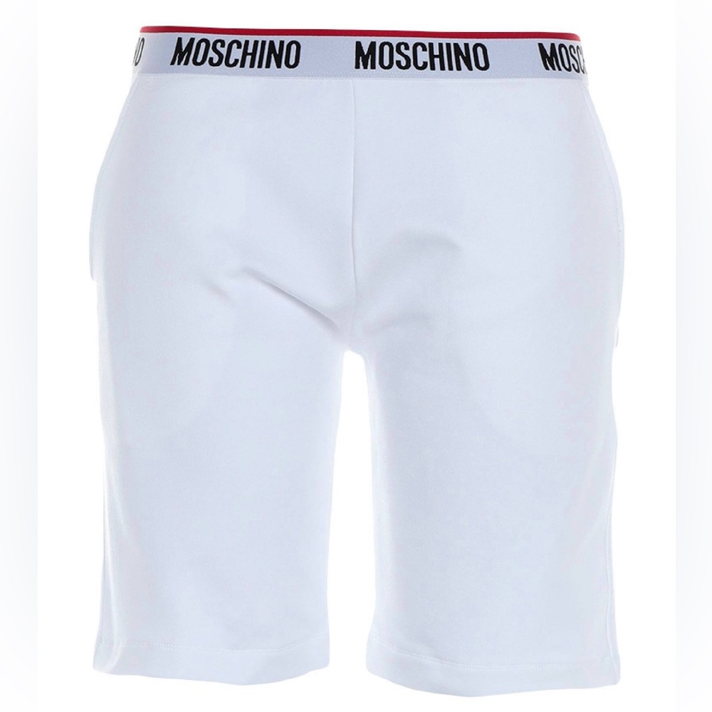 MOSCHINO logo tape belt Bermuda luxury designer , authentic - Picture 2 of 4